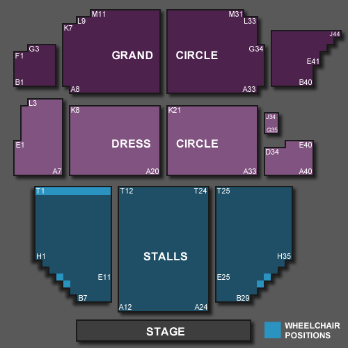 Alexandra Theatre Birmingham Seating Plan