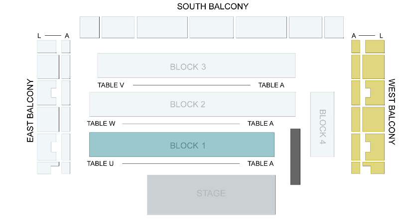 Brighton Centre Brighton Seating Plan