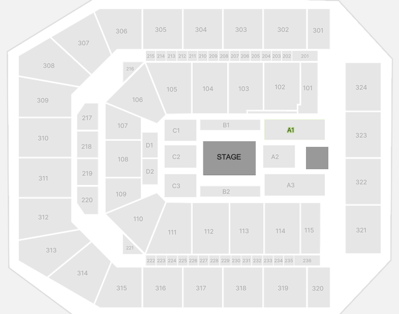 Co-op Live Manchester Seating Plan