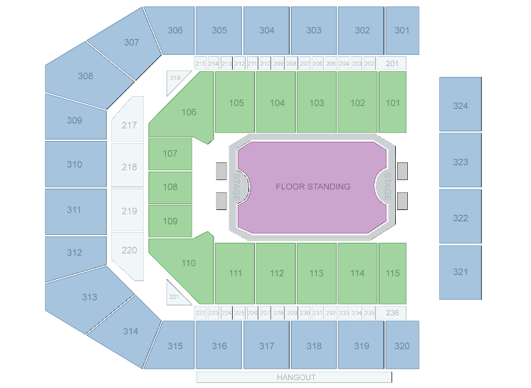 Co-op Live Manchester Seating Plan