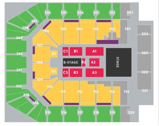 Co-op Live Manchester Seating Plan