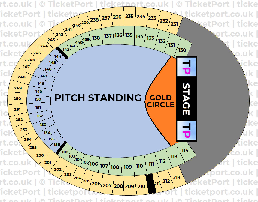 London Stadium London Seating Plan