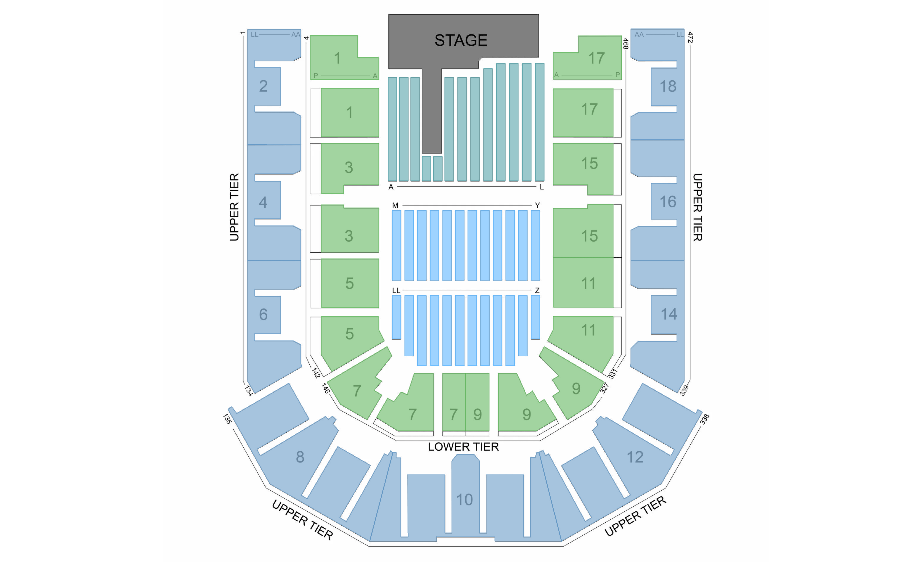 M&S Bank Arena Liverpool Seating Plan