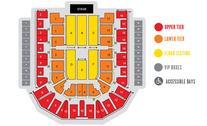 M&S Bank Arena Liverpool Seating Plan