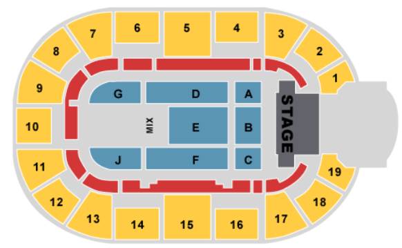 Motorpoint Arena Nottingham Seating Plan