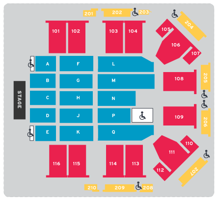 P&J Live Aberdeen Seating Plan