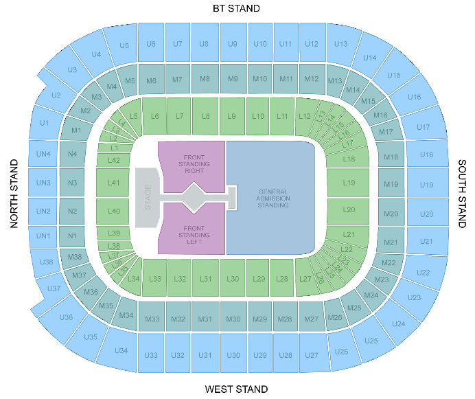 Principality Stadium Cardiff Seating Plan