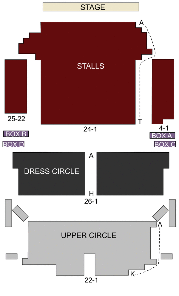 Richmond Theatre Richmond Seating Plan