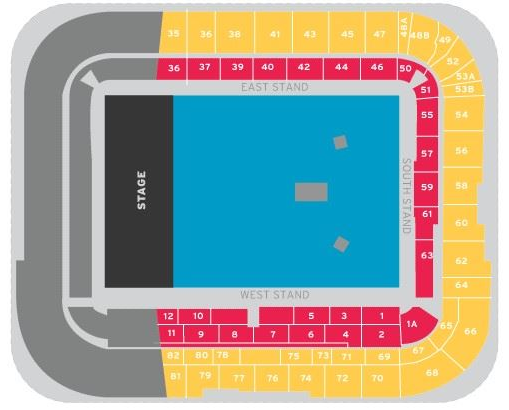 Riverside Stadium Middlesbrough Seating Plan