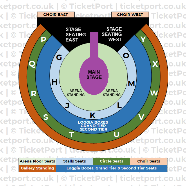 Royal Albert Hall London Seating Plan