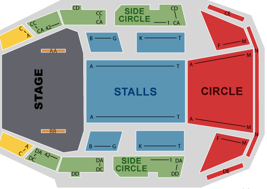 The Anvil Basingstoke Seating Plan