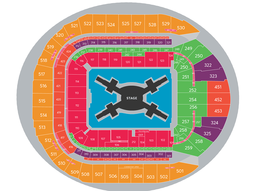 Tottenham Hotspur Stadium London Seating Plan