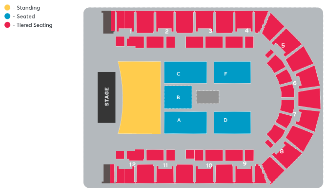 Utilita Arena Birmingham Seating Plan