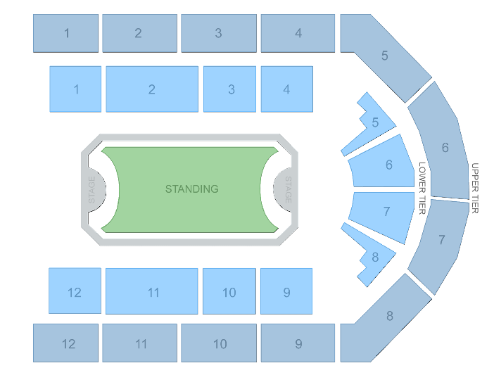 Utilita Arena Birmingham Seating Plan