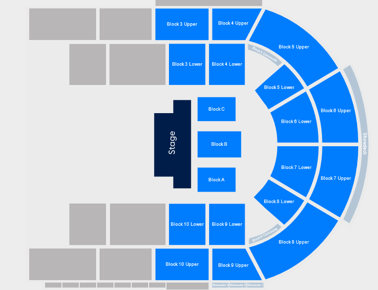 Utilita Arena Birmingham Seating Plan