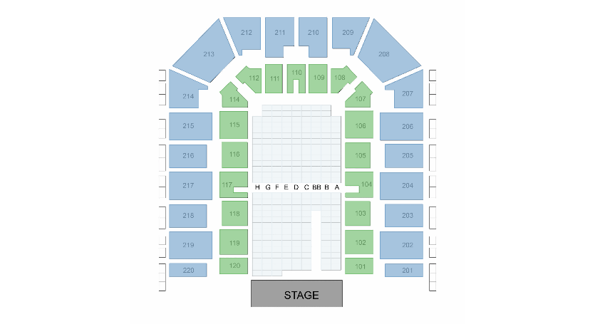 Utilita Arena Sheffield Seating Plan