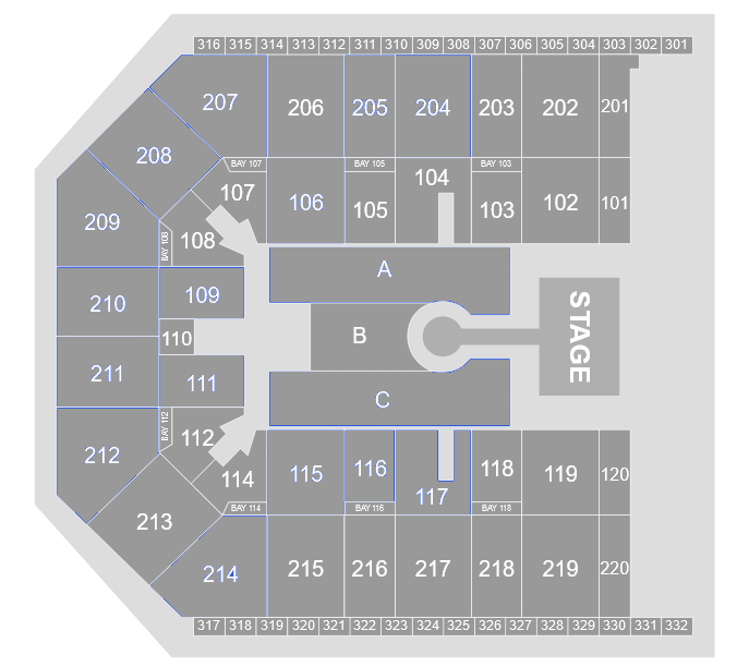 Utilita Arena Sheffield Seating Plan