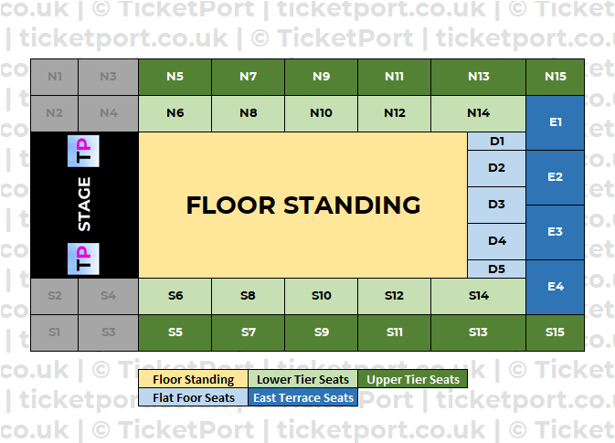 OVO Wembley Arena London Seating Plan